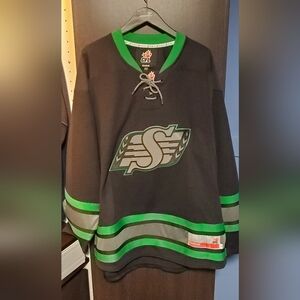 Unused Retro Reebok Roughriders HOCKEY Jersey - Large